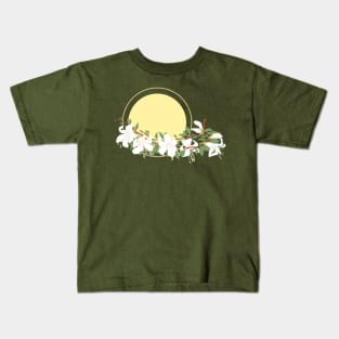 Winter Honeysuckle Kids T-Shirt